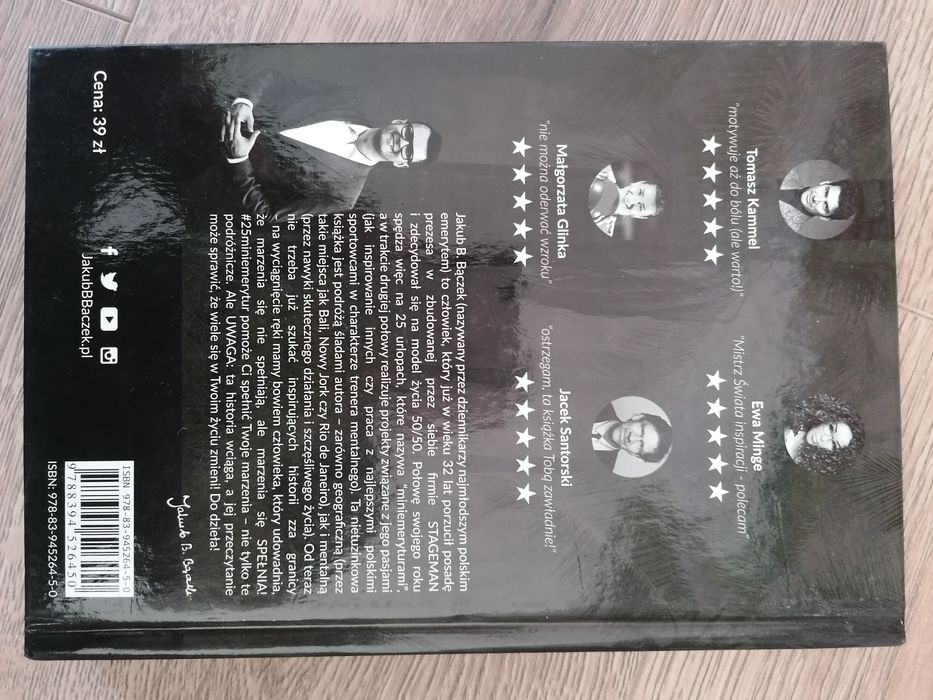25 miniemerytur - Jakub B. Bączek, książka motywacyjna