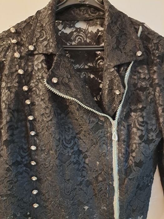 Bolerko ramoneska narzutka koronka 36-38 rozmiar S