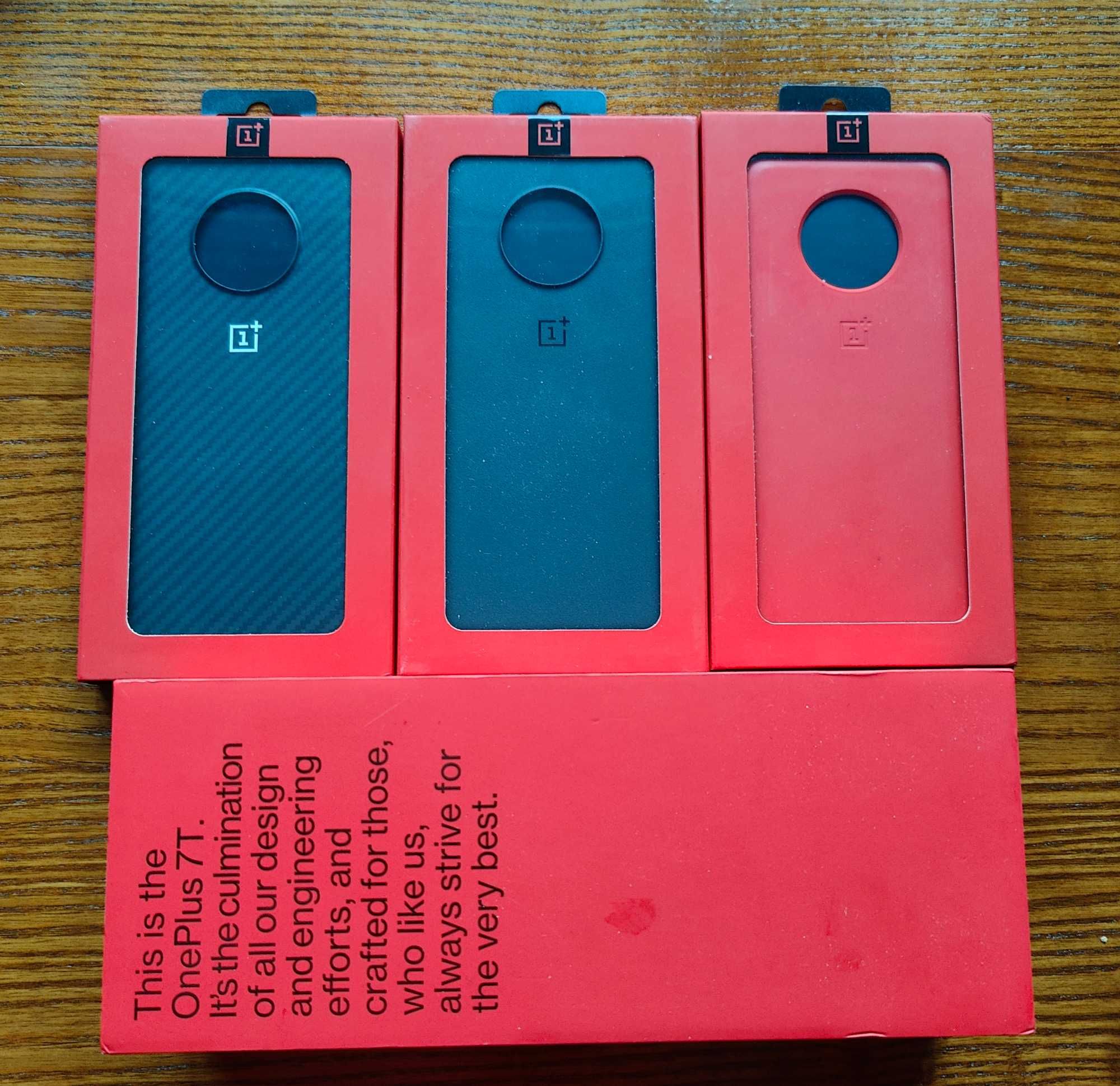 OnePlus 7T 8/128GB + oryginalne etui 3 sztuki