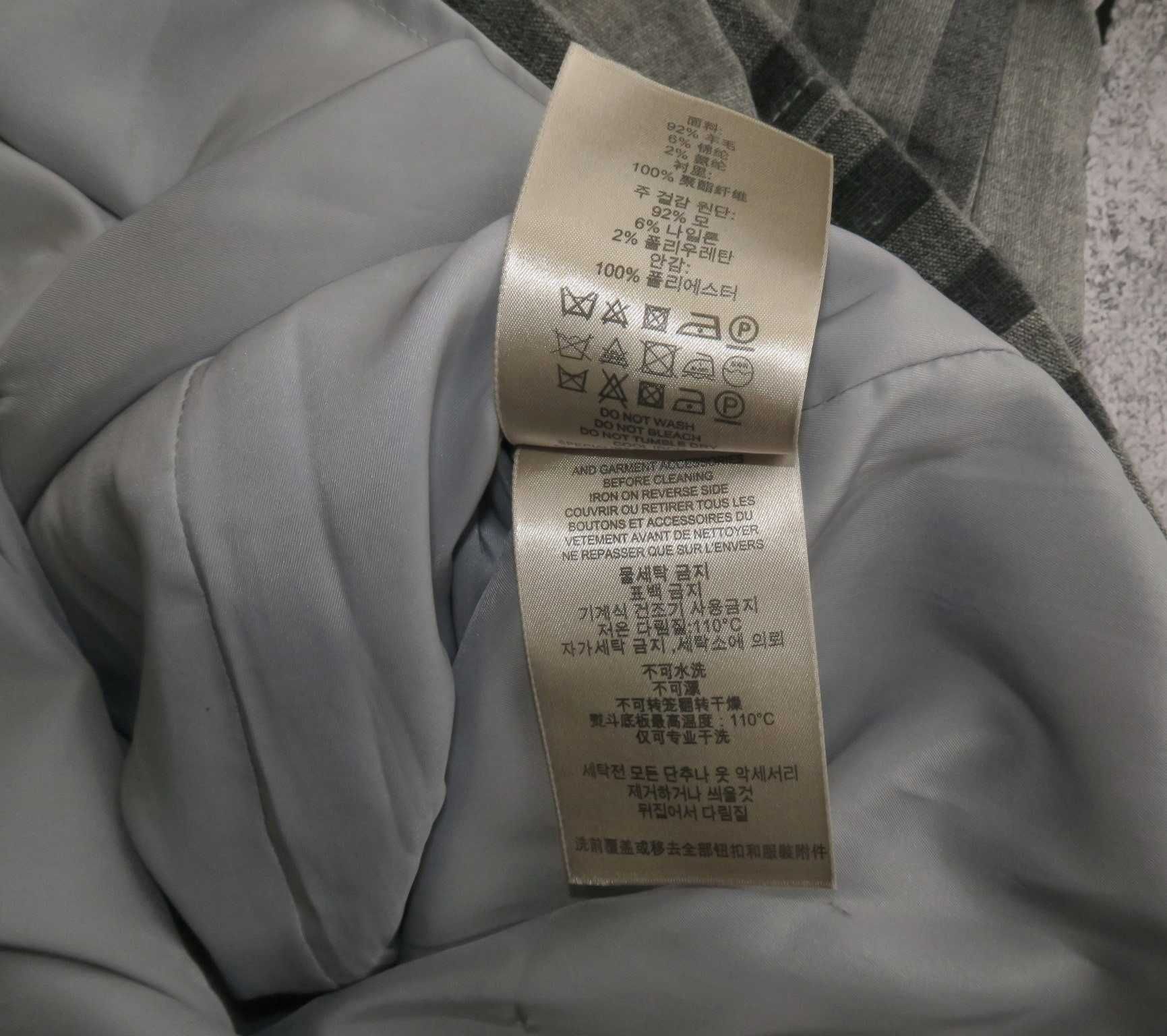 Burberry wełniana sukienka elegancka XL