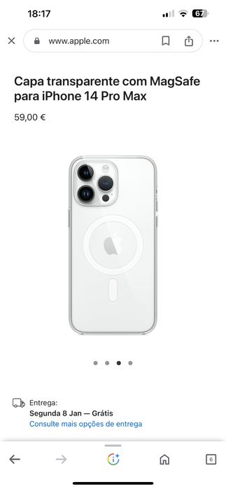 Capa original iphone 14 pro max