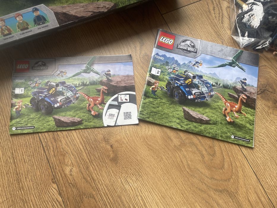 Lego jurrasic world 75904 Gallimim i pteranodon