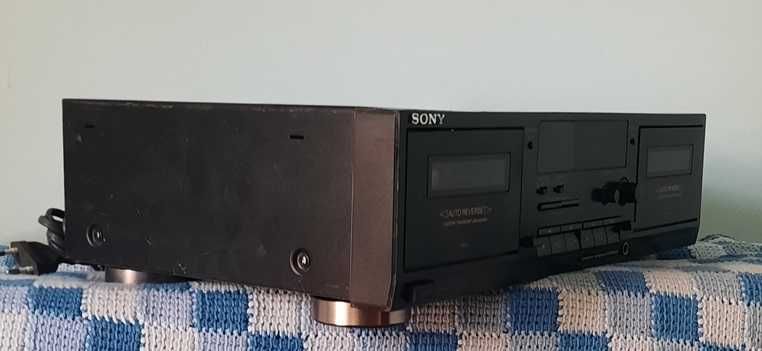 Magnetofon dwukasetowy SONY TC-WR590 świetny stan!