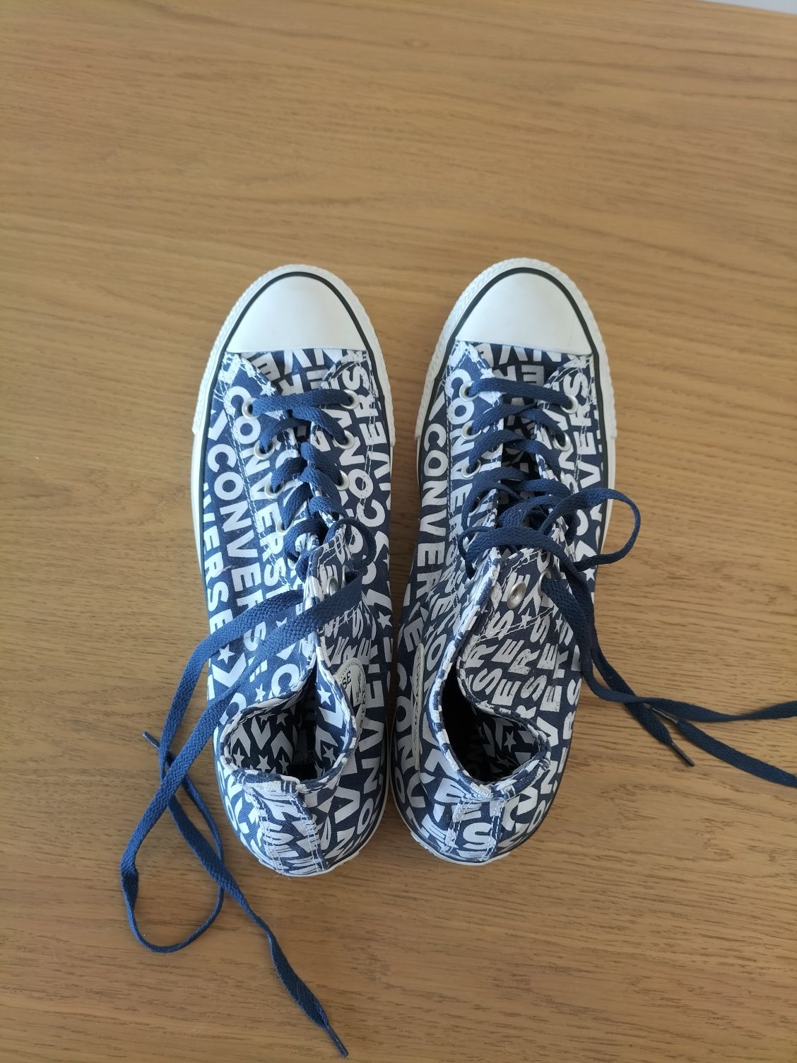 Converse Chuck Taylor All Star Wordmark Azuis Novos Nunca Usados
