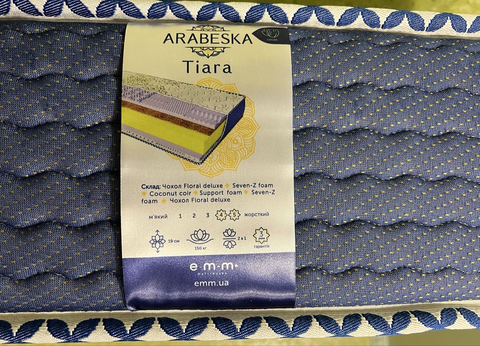 Матрац ортопедичний безпружинний