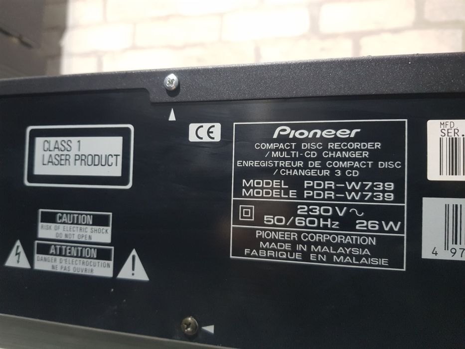 CD-рекордер/чейнджер Pioneer PDR-W 739 б/у з Німеччини