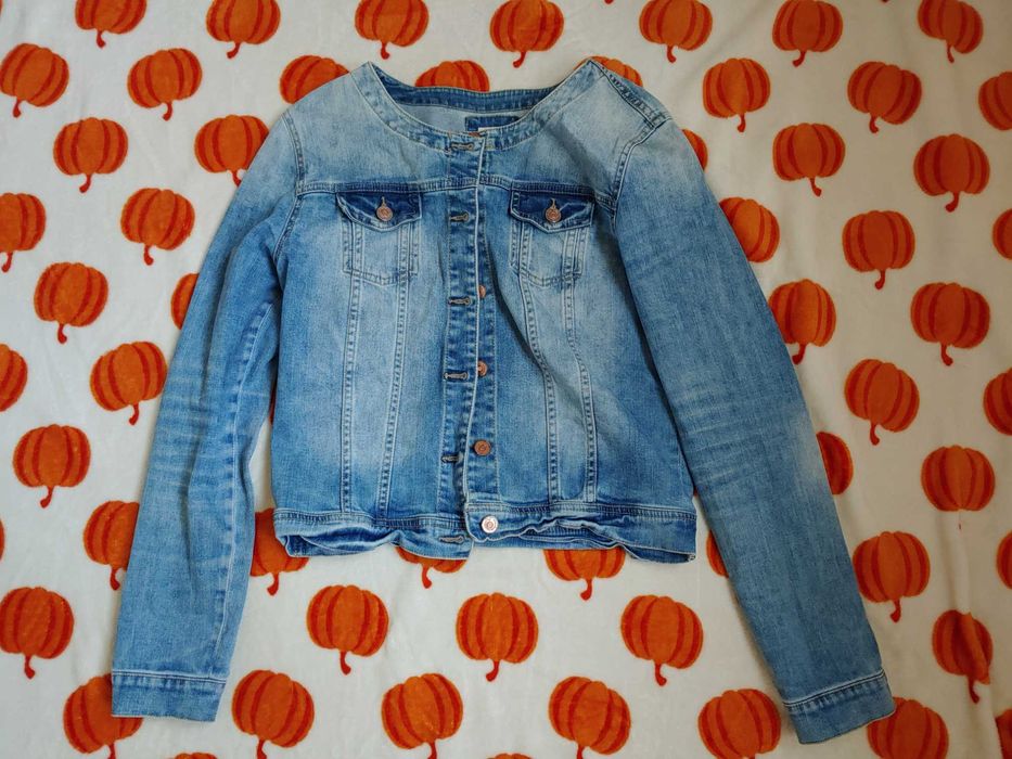 Damska kurtka jeansowa 38