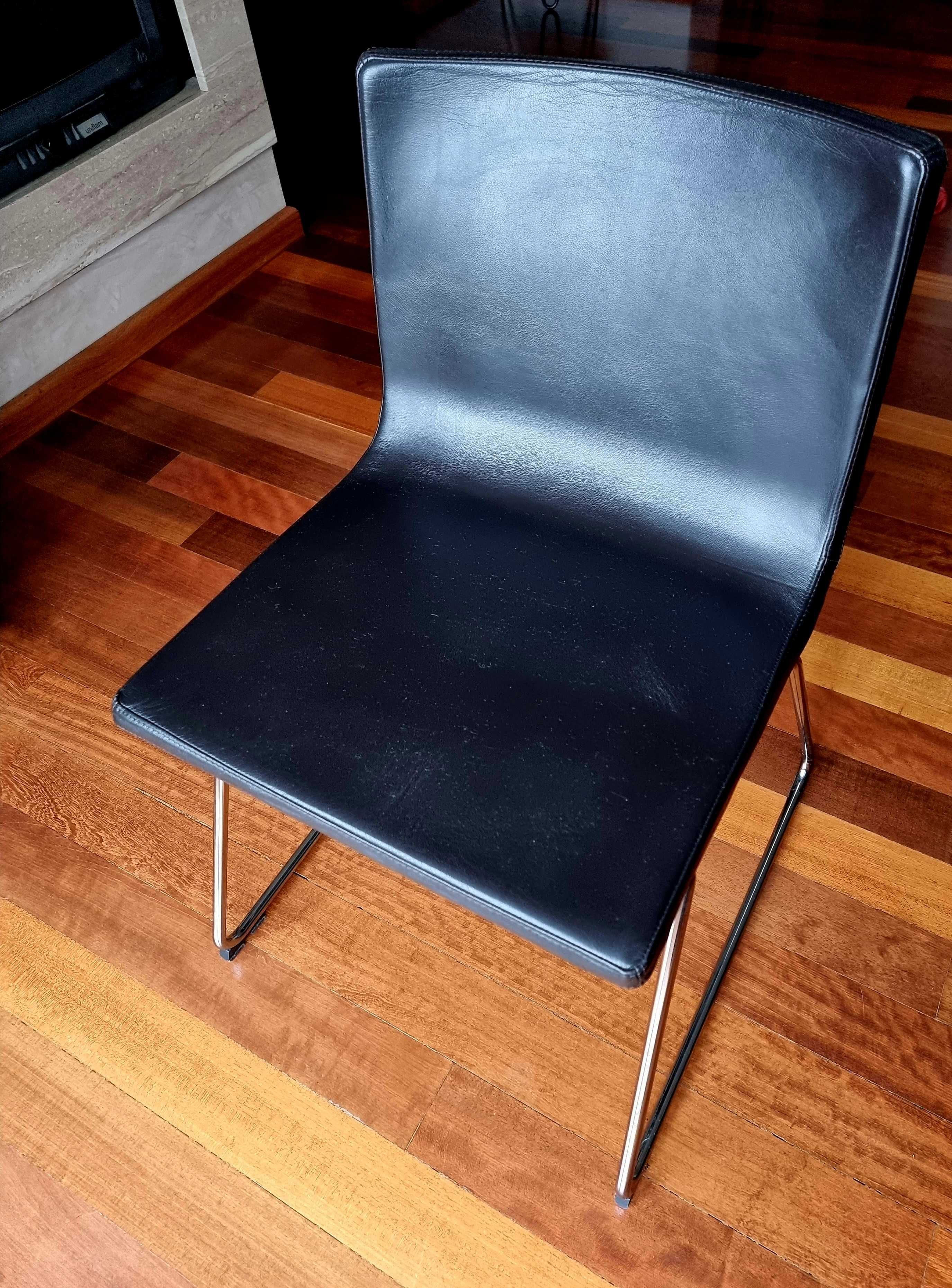 Krzesła ze skóry naturalnej IKEA