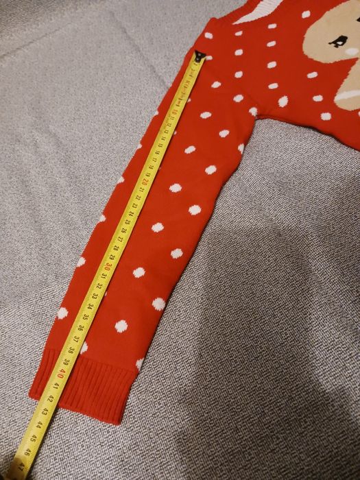 Świąteczny sweter rozm. 110/116 - Pani Piernikowa