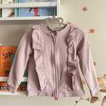 Bluza z falbanką zamek dla dziewczynki organiczna bawełna So Cute 92