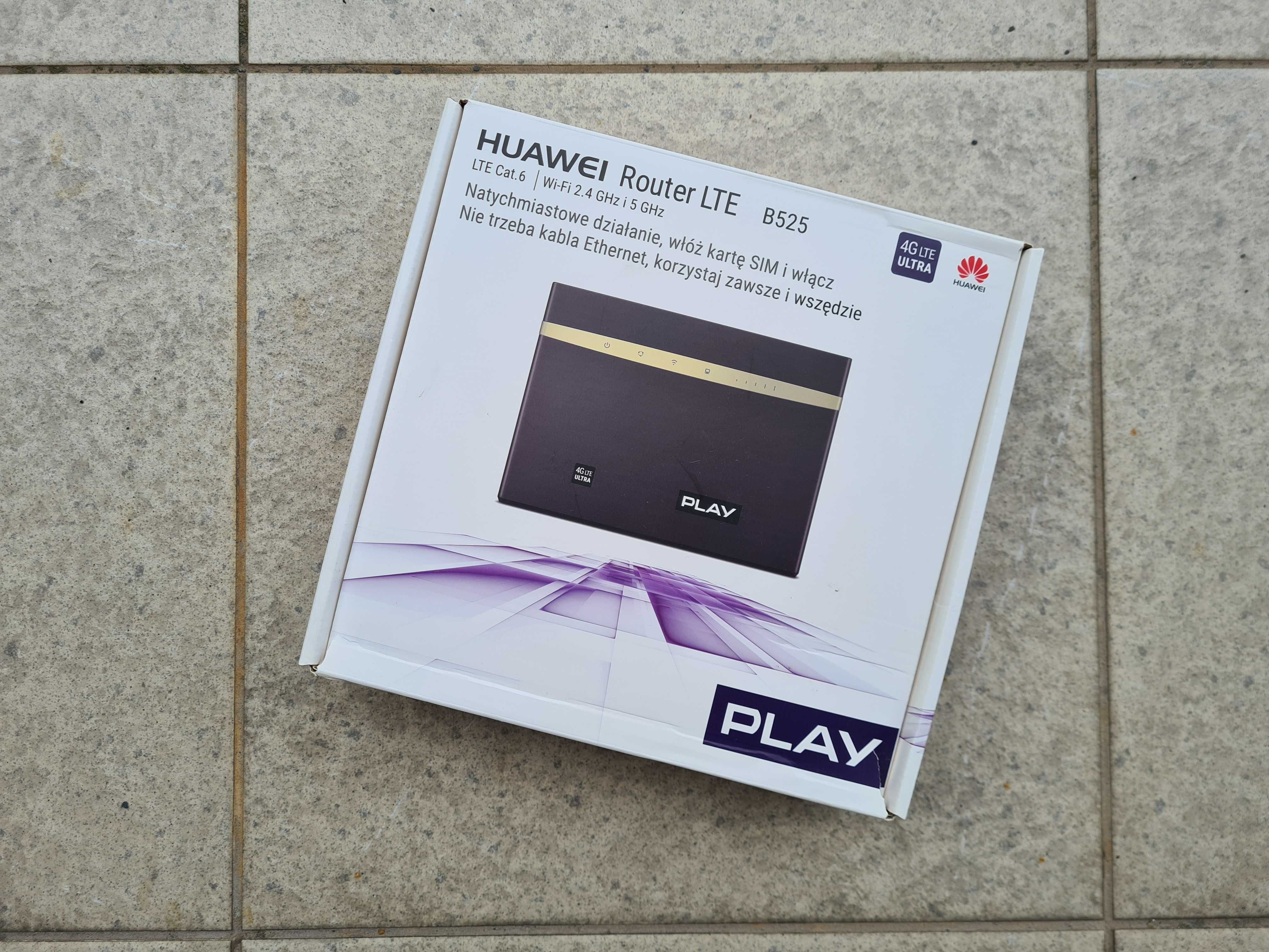 Rewelacyjny router LTE Ultra Huawei B525 LTE Cat.6 WiFi 750Mbps 4xLAN