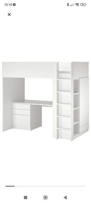 Dwa używane łóżka Kallax