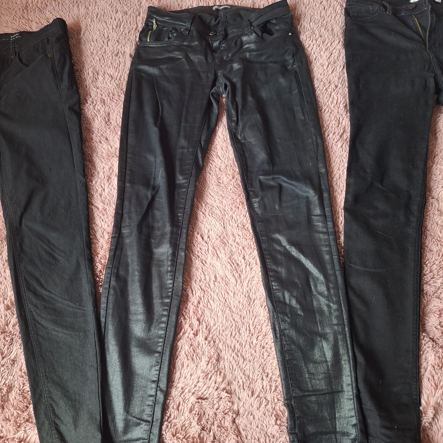 Zestaw 3 spodni damskich 34-34 Hollister Orsay Stadivarius czarne