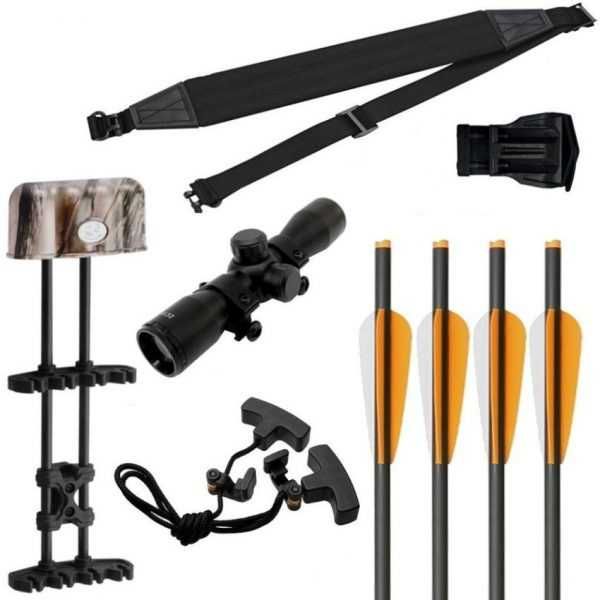Portes Gratuitos Crossbow Besta 200 LBS 425 fps!! ManKung Chester Camo