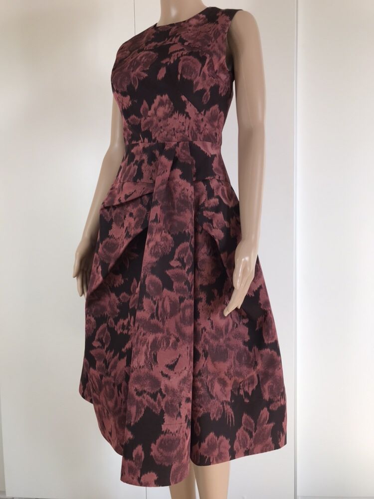 Pianoforte by MaxMara nowa sukienka z jedwabnej tafty, ślub gala 34