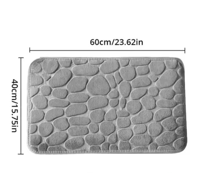 Piękny dywanik łazienkowy.