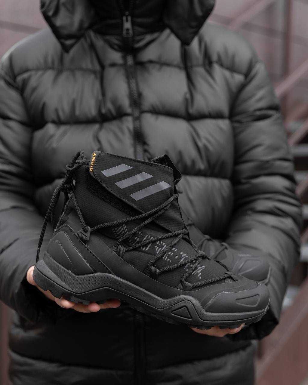 р.41-45 Кроссовки Adidas Terrex High Gore-Tex Black AD099
