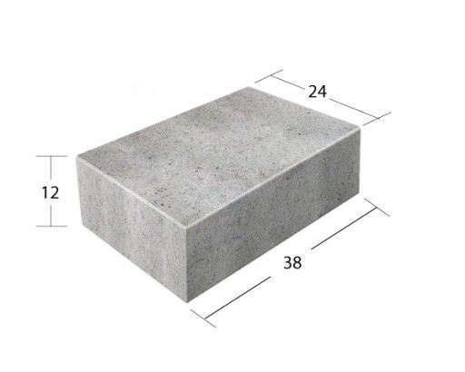 Pustak bloczek fundamentowy betonowy HDS