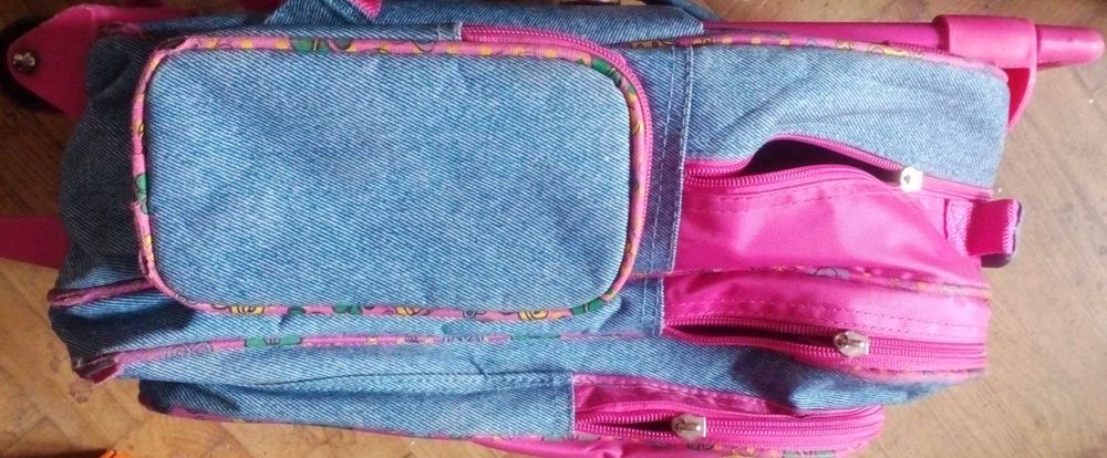 2 штуки в школу рюкзак сумка на колесах для девочек winx цена за все