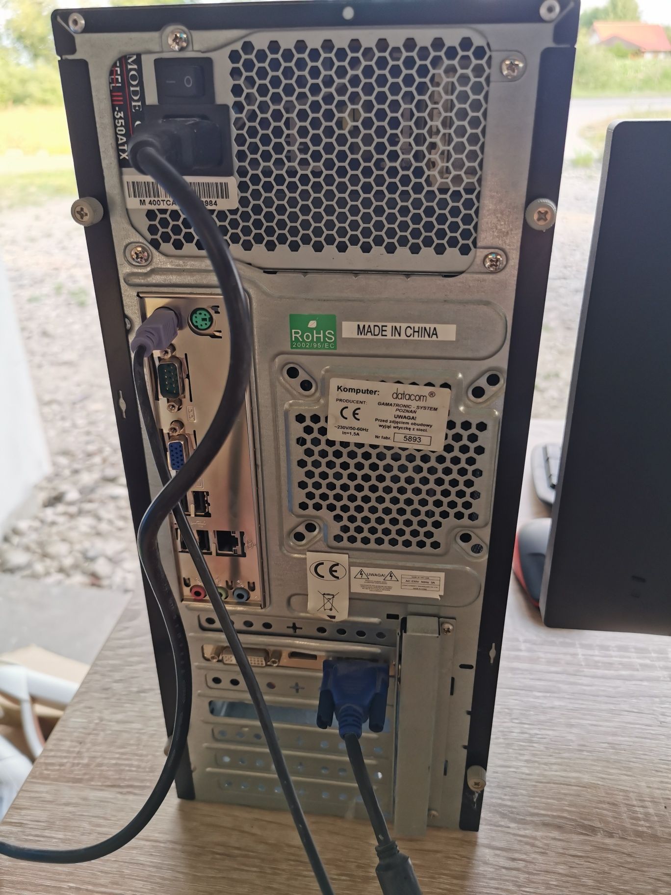 Komputer stacjonarny 8 GB Ram, pentium dual core + monitory Philips