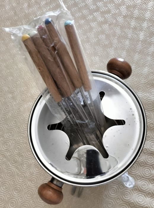 Fondue novo de 6 espetos