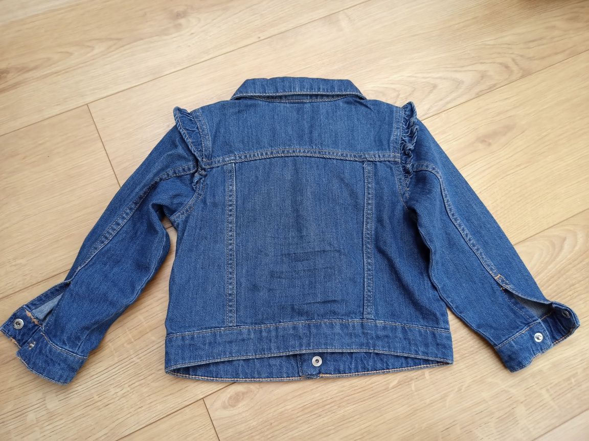 H&M , kurteczka jeansowa, katana, 98