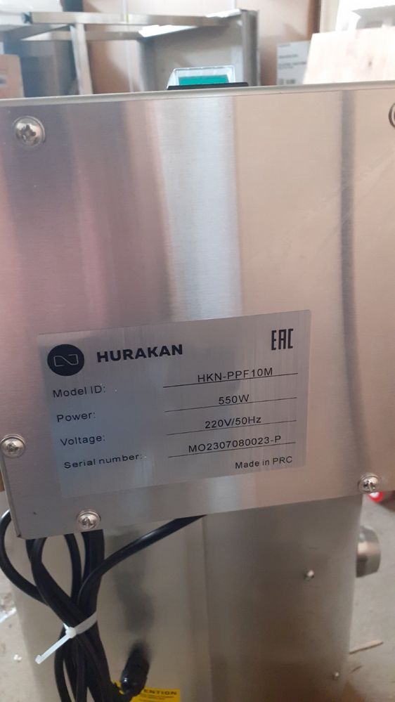 Картоплечистка Hurakan ppf10M