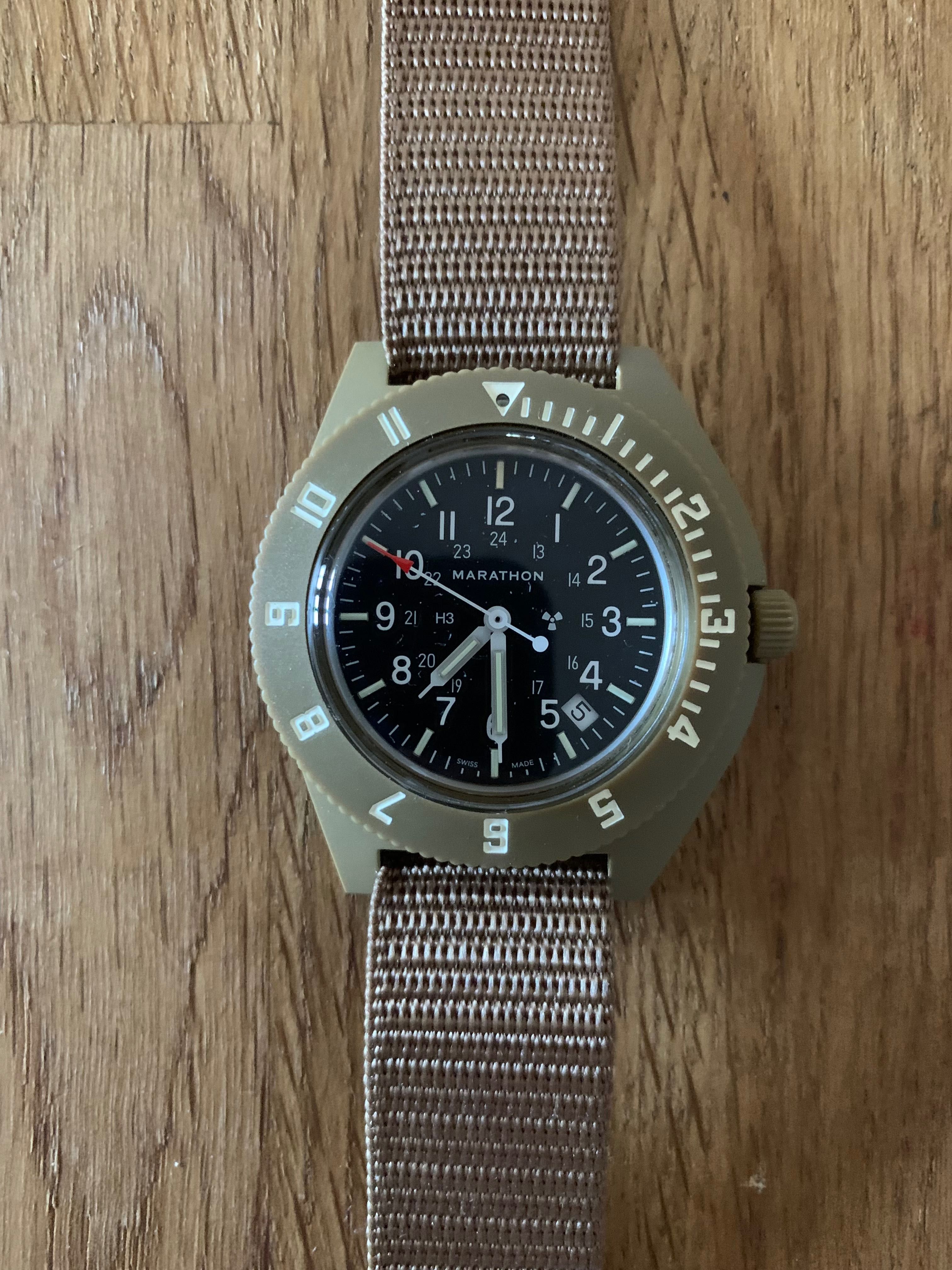 Marathon Navigator Desert Tan c/ Data 41mm