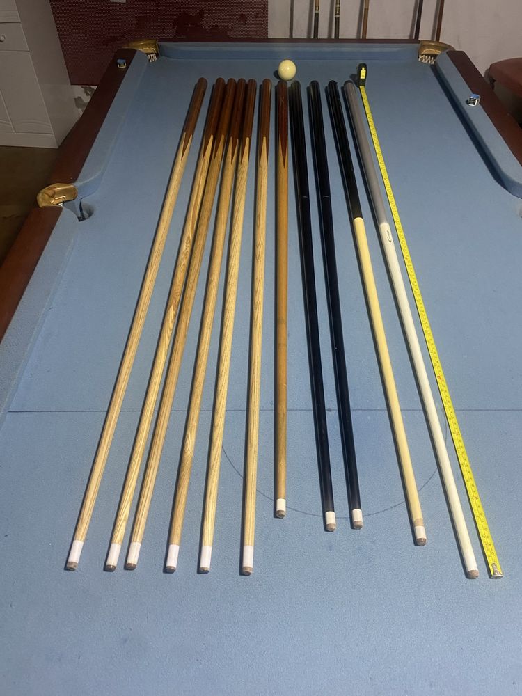 Tacos bilhar snooker alguns NOVOS