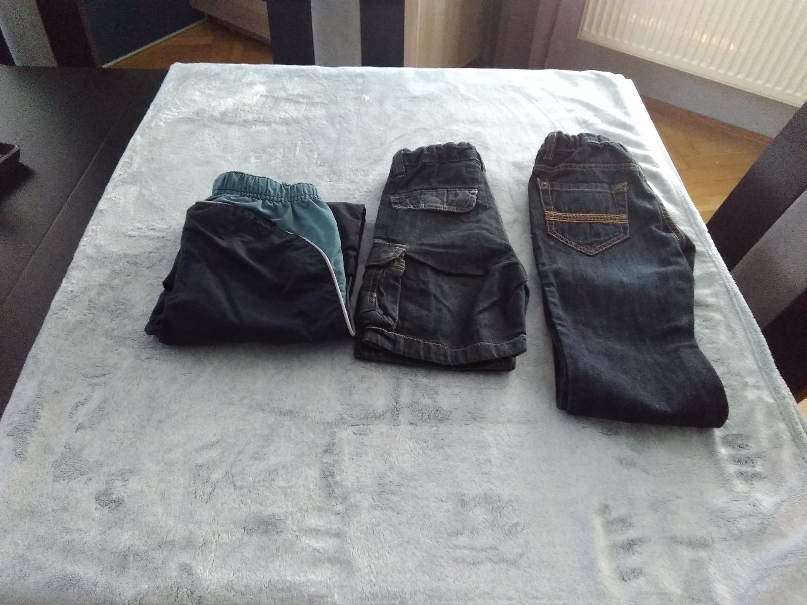 Spodnie jeansowe spodenki zara kids next rozm 110 szorty dresy