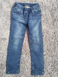 Mięciutkie dżinsy jeansy dziewczęce 110