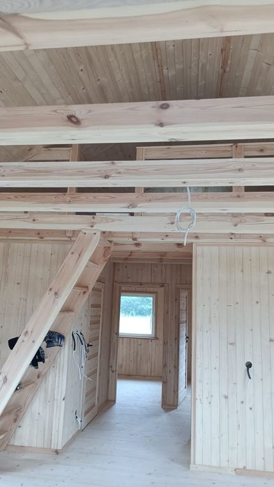 Domek całoroczny drewniany