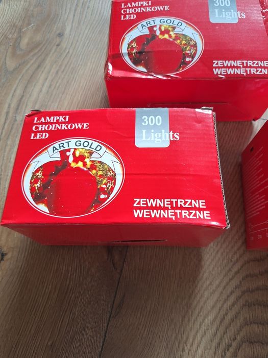 Lampki nowe wewnętrzne i zewnętrzne