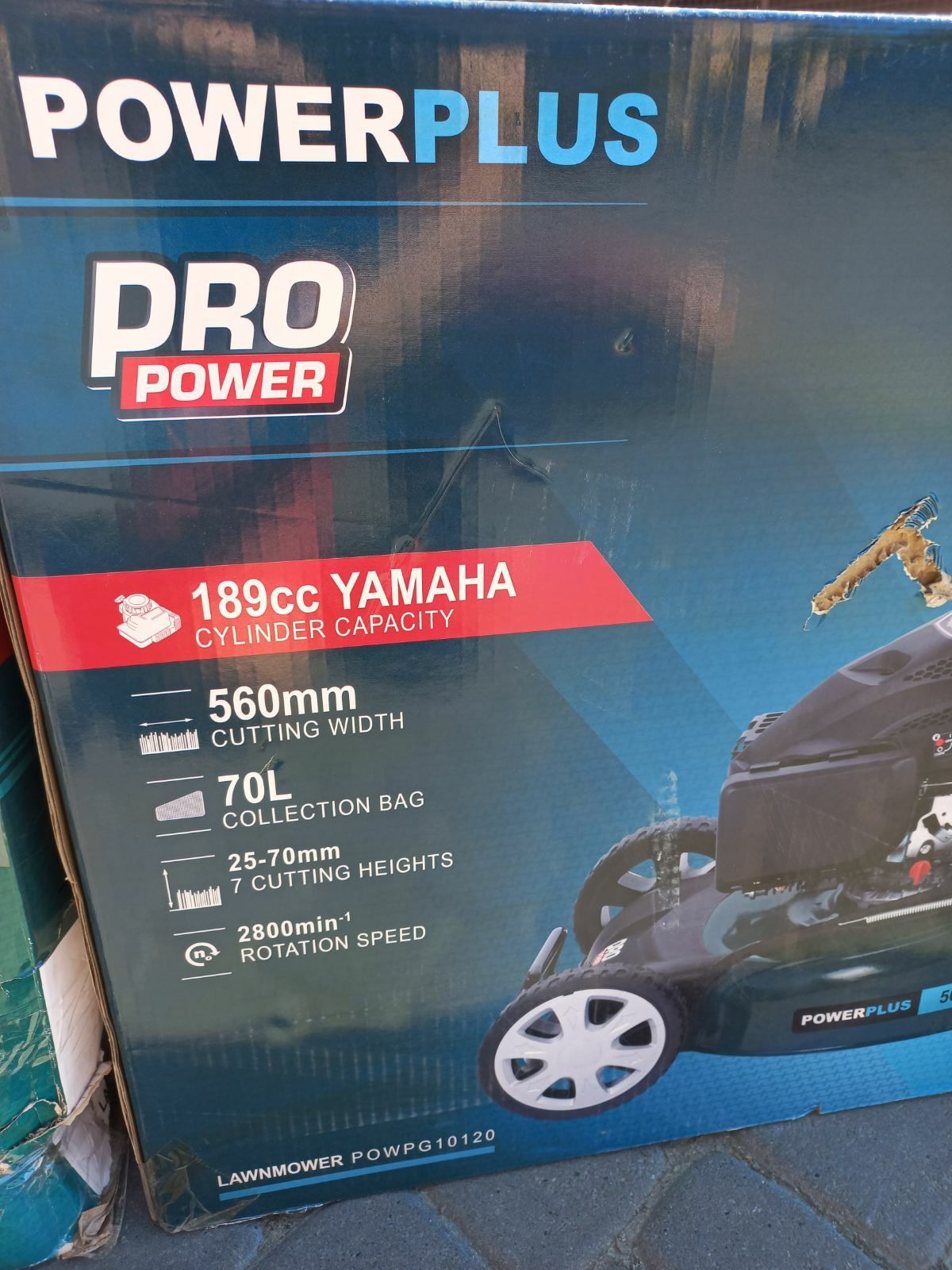 Потужна бензинова самохідна газонокосярка Yamaha powerplus powpg10120