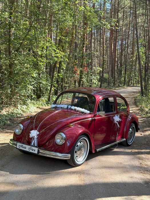 Zabytkowy Klasyk VW Garbus wynajem do ślubu, na sesje i inne okazje