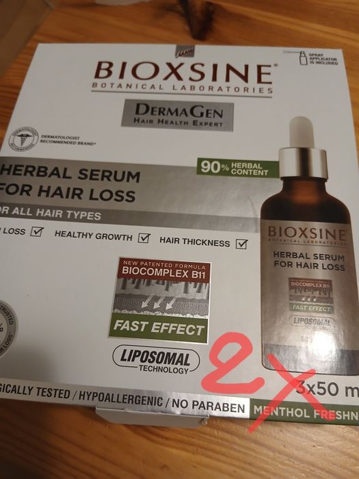 Bioxsine dermagen zestaw 2x50ml wypadanie wlosow