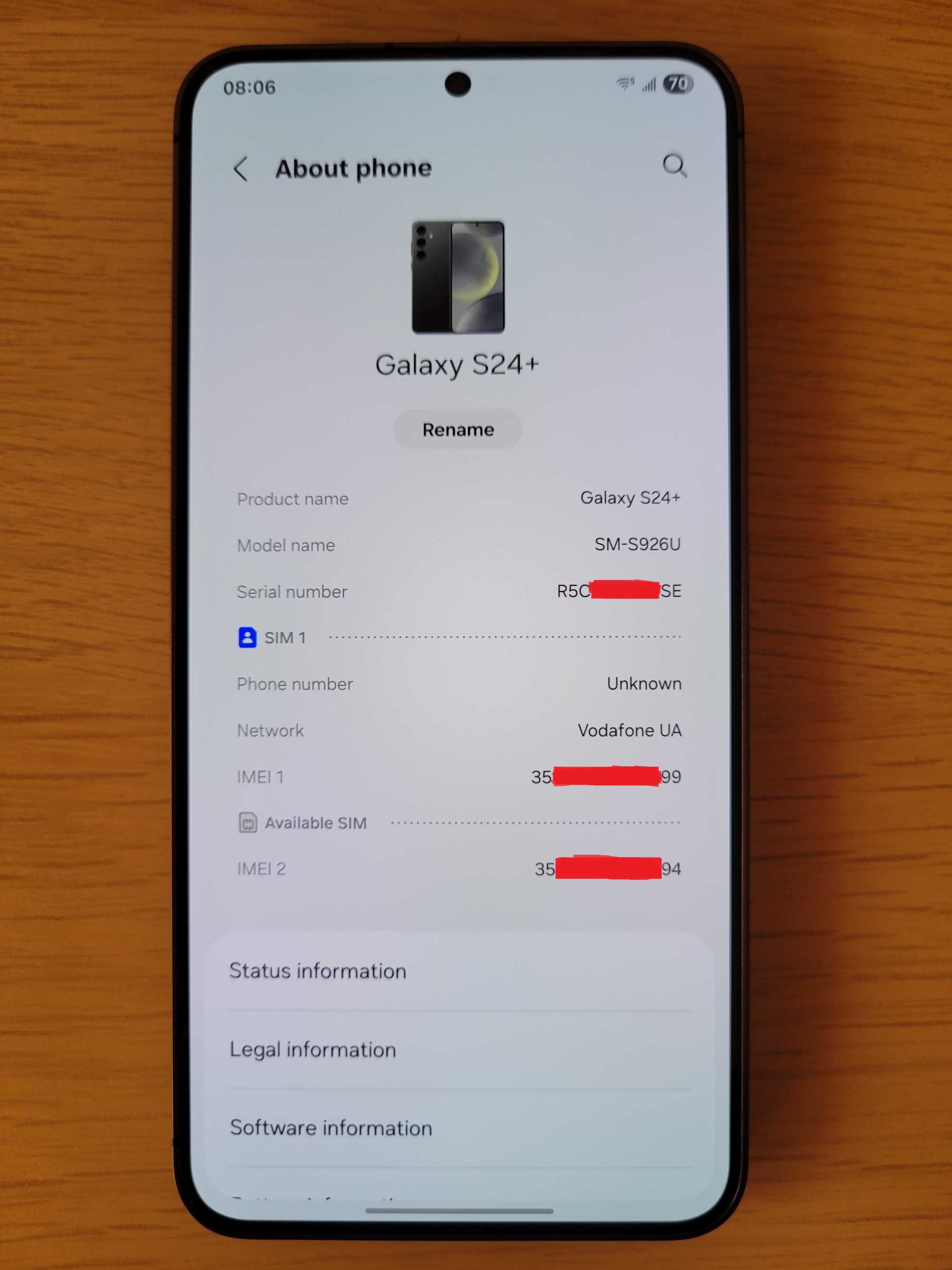 Samsung S24 Plus 12/512 neverlock Snapdragon 8 gen 3