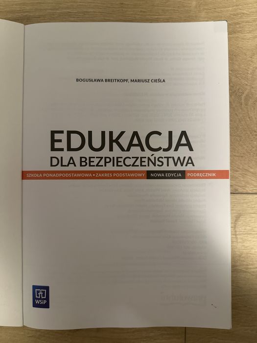 NOWE Edukacja dla bezpieczeństwa zakres podstawowy liceum/technikum