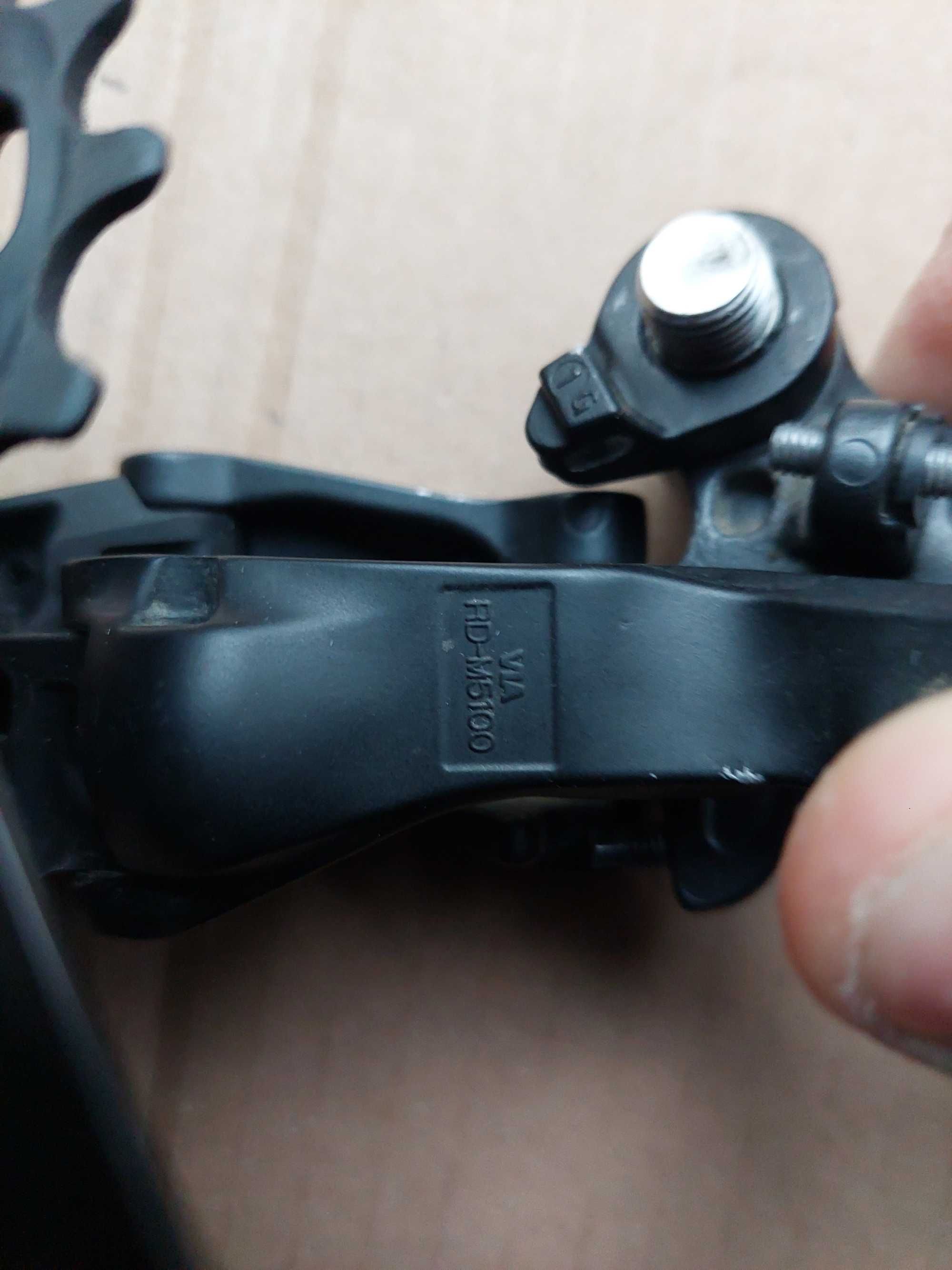 Задній перемикач Shimano Deore RD-M5100 Shadow+,перекидка,mtb.