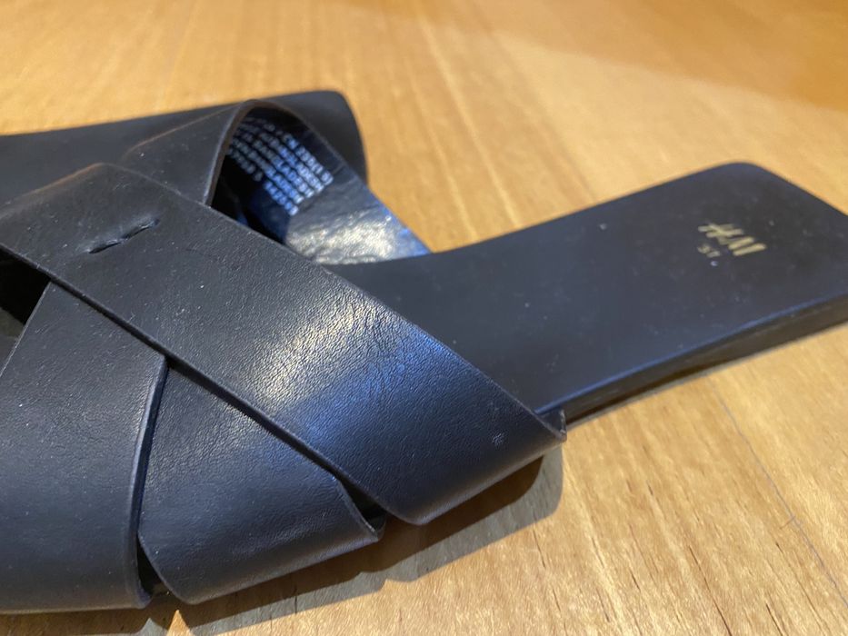 Chinelos pretos H&M 37