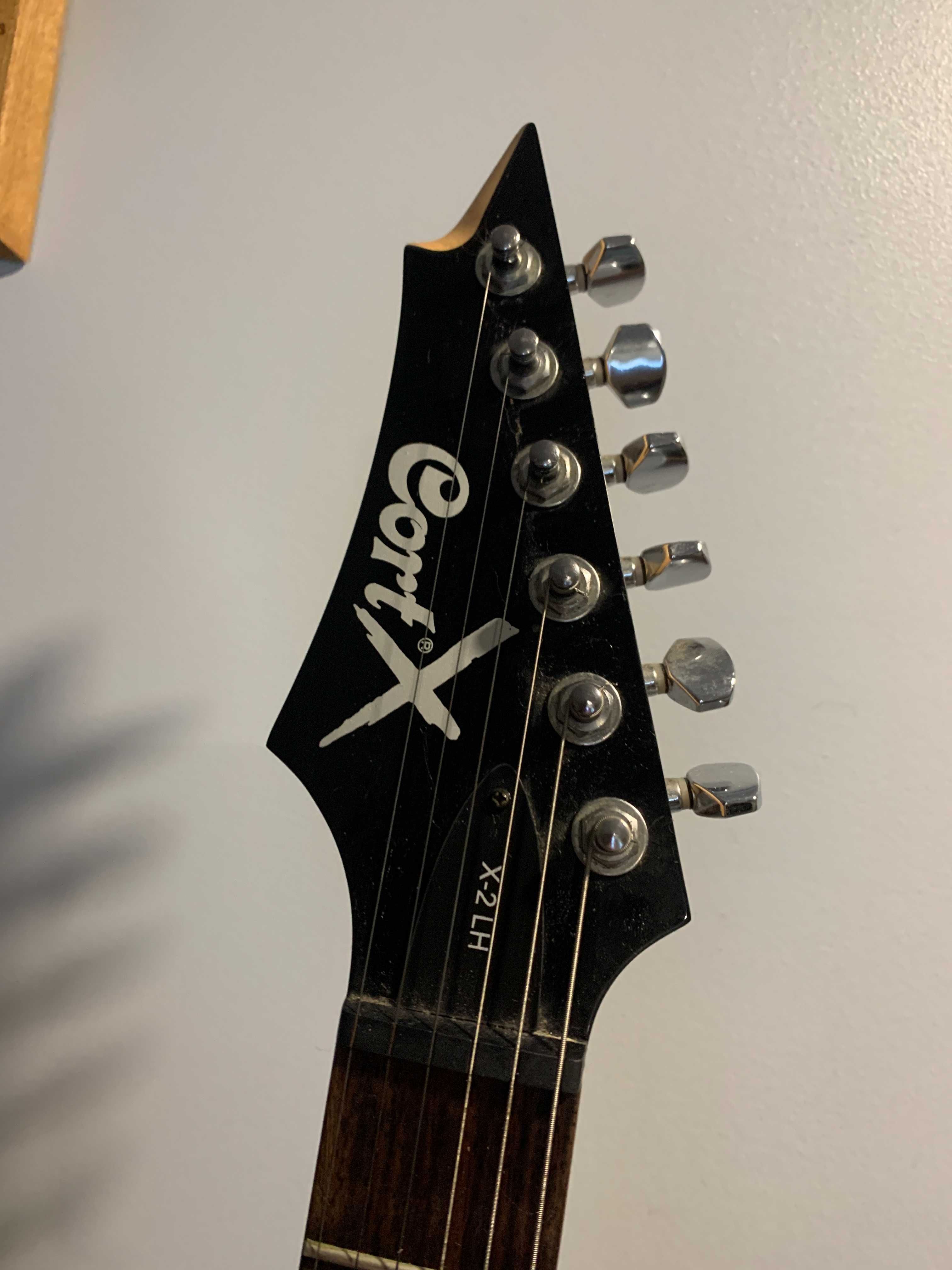 Guitarra Elétrica Canhoto/Esquerdino Cort X2-LH