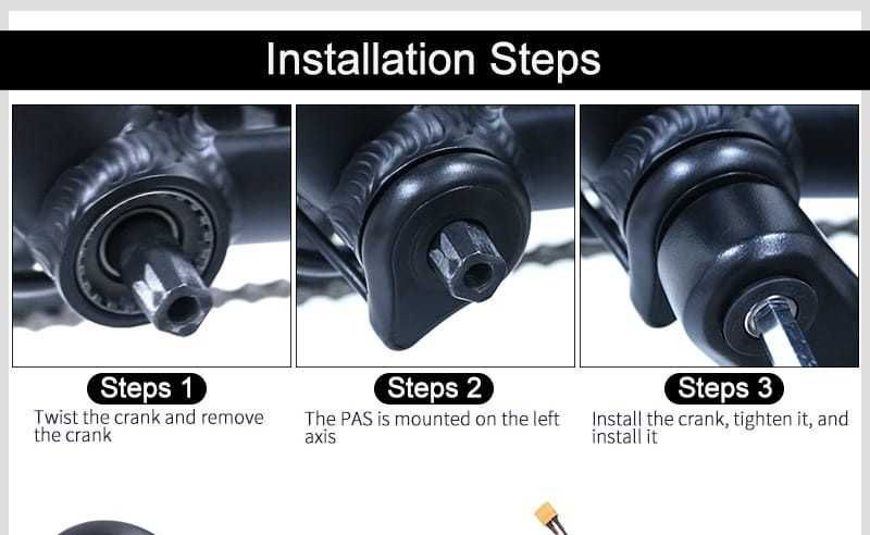 Czujnik ASYSTENTA ROWERU ELEKTRYCZNEGO Pedal/Support Pasebike/Duotts