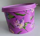 Tupperware pojemnik miska 1,1L z motywem roślinnym