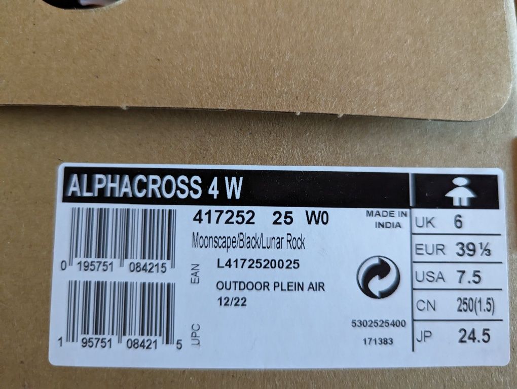Salomon Alphacross 4 damskie buty do biegania trailowe rozmiar 39 1/3