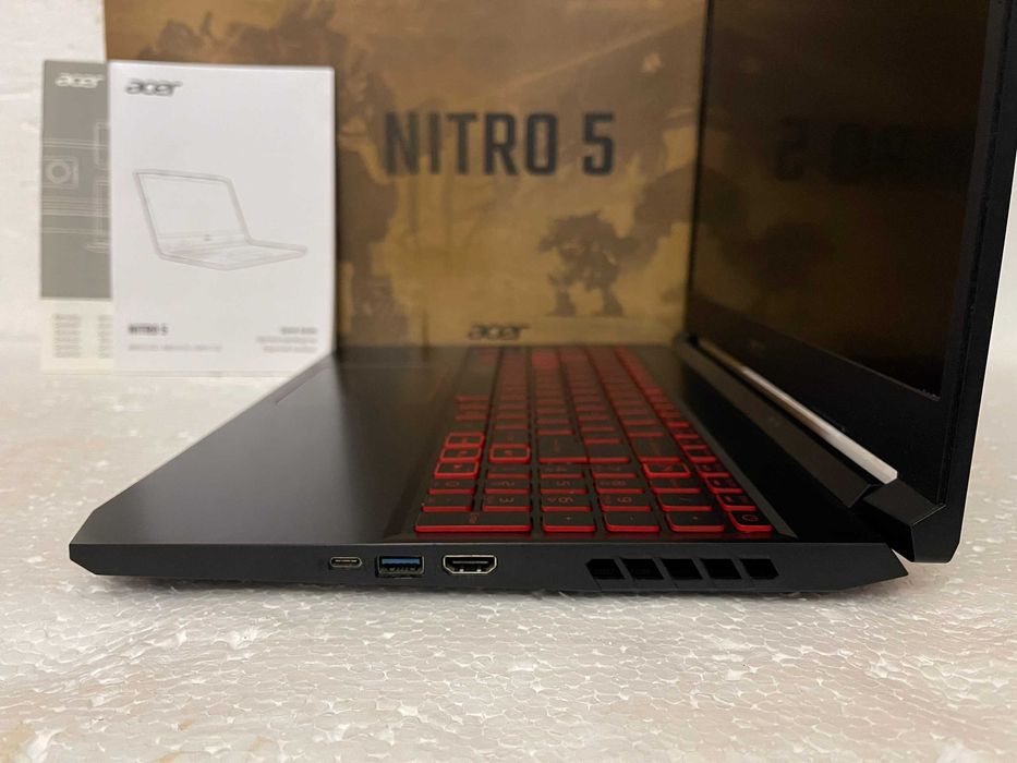 Игровой Acer NITRO AN515 + (Intel Core 10500H на 12" ЯДЕР) + КОМПЛЕКТ!