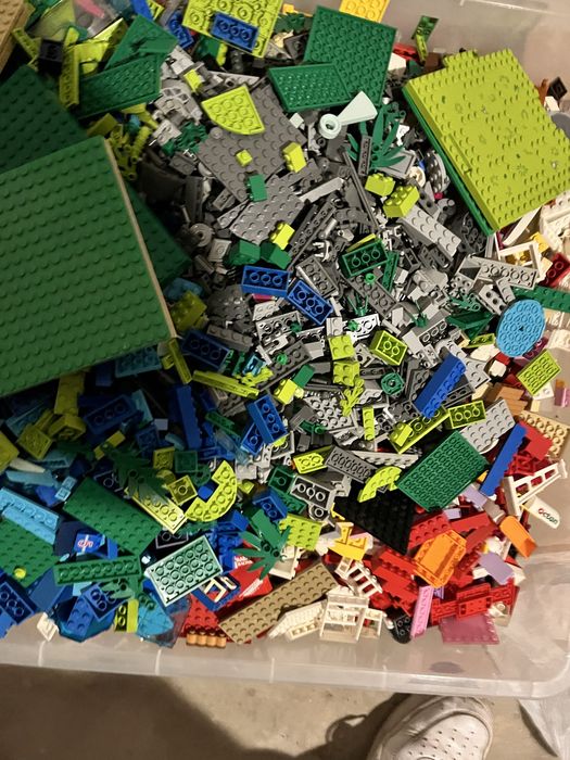 7 kilogramow klocków lego mix