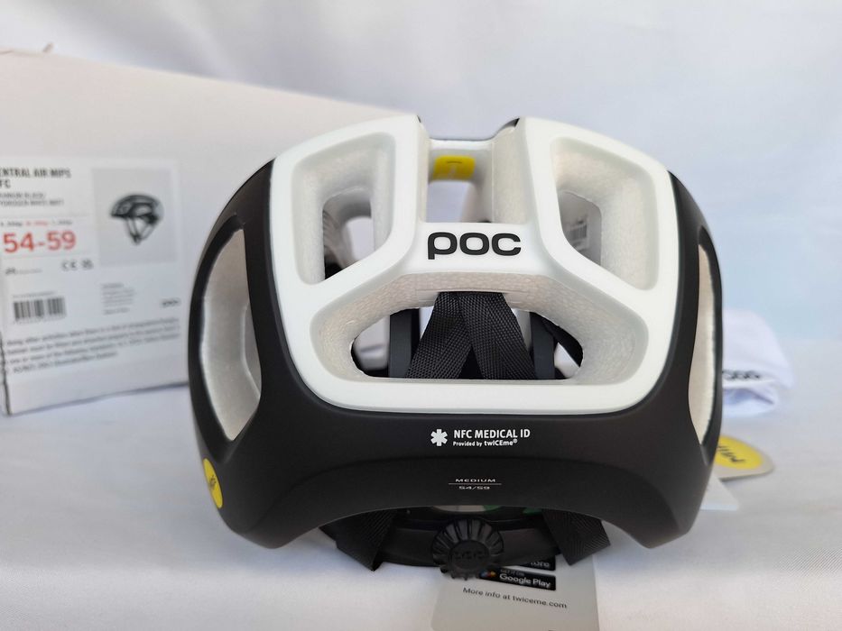 Kask rowerowy szosowy Poc Ventral Air Mips NFC Uranium Black M 54-59cm