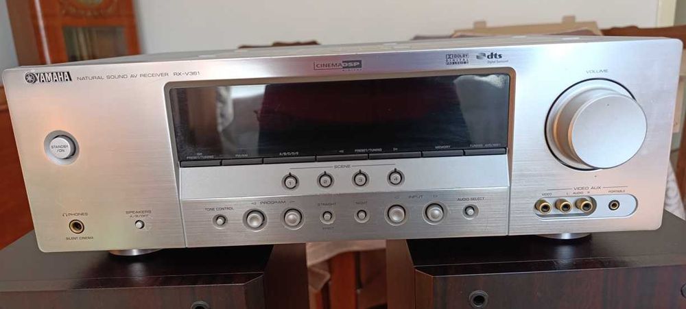 Kino domowe YAMAHA amplituner, zestaw 5 niemieckich kolumn.