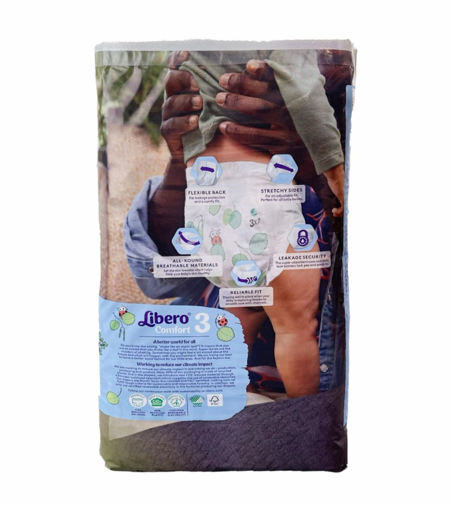 Акція! Libero 58шт шрозмір 3 підгузки подгузники   Памперсы Pampers