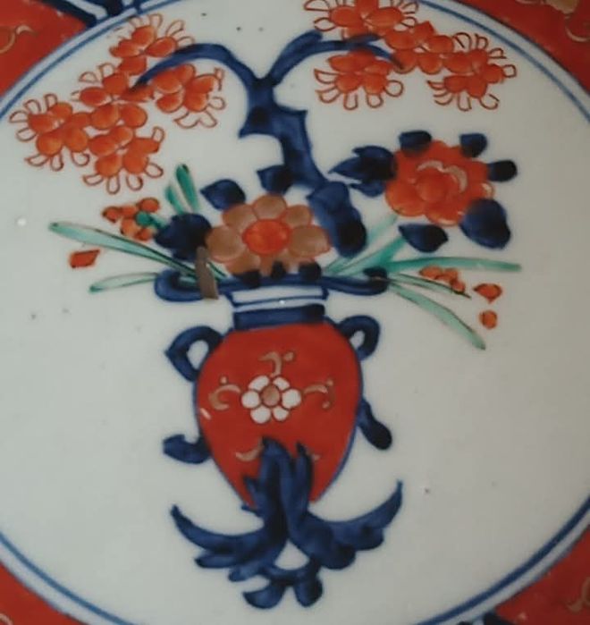 Prato imari do século xvlll